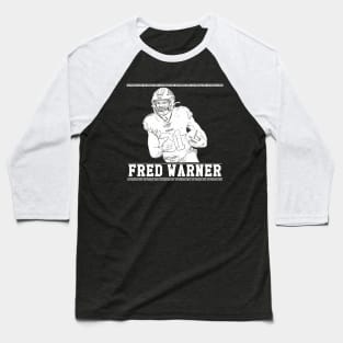 Fred warner || 49ers || White Baseball T-Shirt